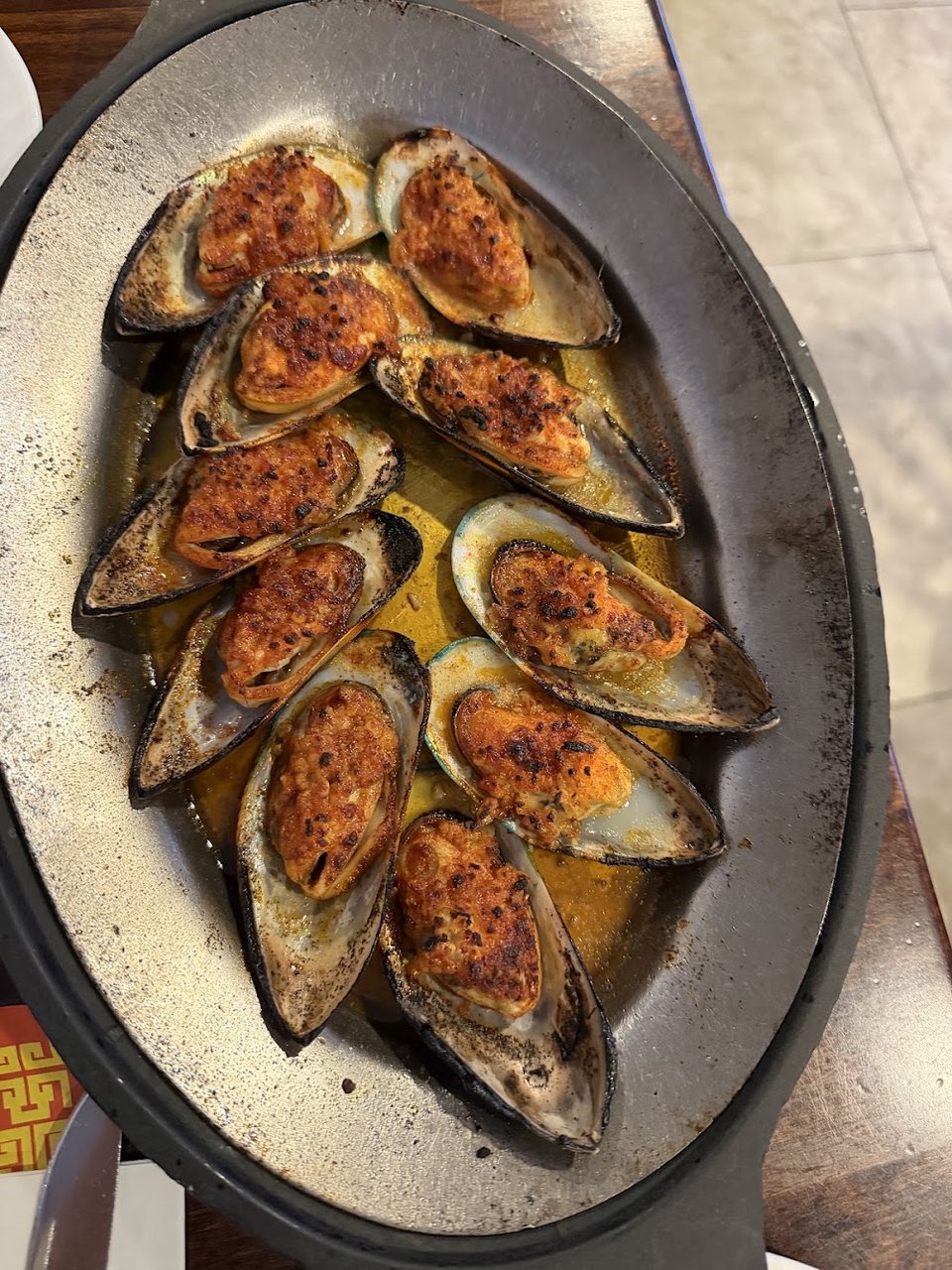 Broiled Mussels
